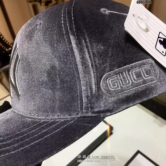 MLB 專櫃同步 NY與Gucci聯名款棒球帽 情侶款 6881908 LLWJ5653